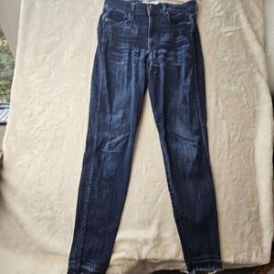 AYR Jeans Women’s W30 L30 Skinny the riser  Denim frayed hem Made in Los Angeles